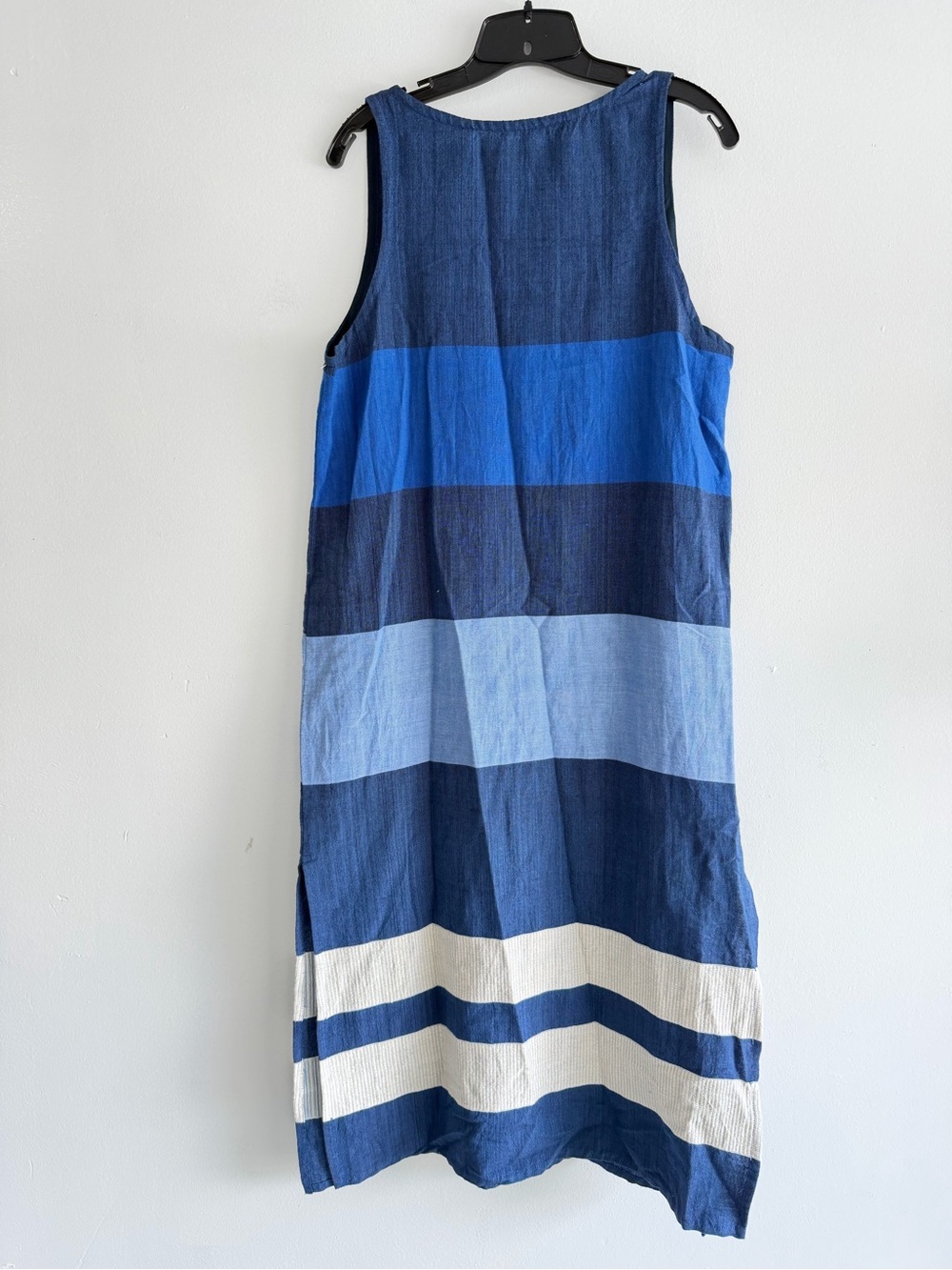 New! Lemlem Betami Azure Lilian Cover-Up Tank Midi Dress Size Medium 8429 - Picture 6 of 13